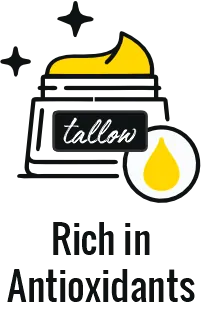 Tallow-based serum for radiant, youthful skin, designed to enhance results when used in conjunction with the carnivore diet.