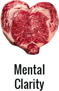 Primal human consuming nutrient-dense meat illustrating why the carnivore diet is healthy and rooted in human evolution